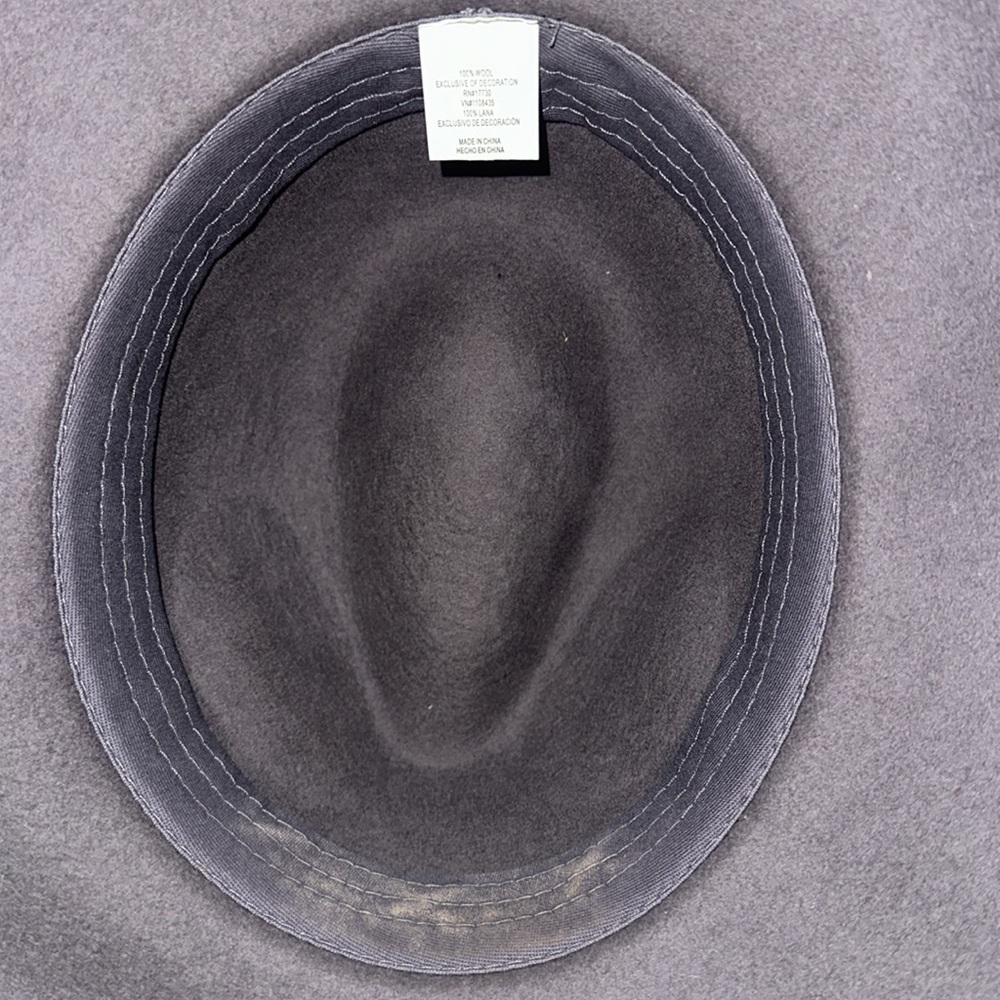 Universal Thread Gray Wool Fedora Hat - image 4